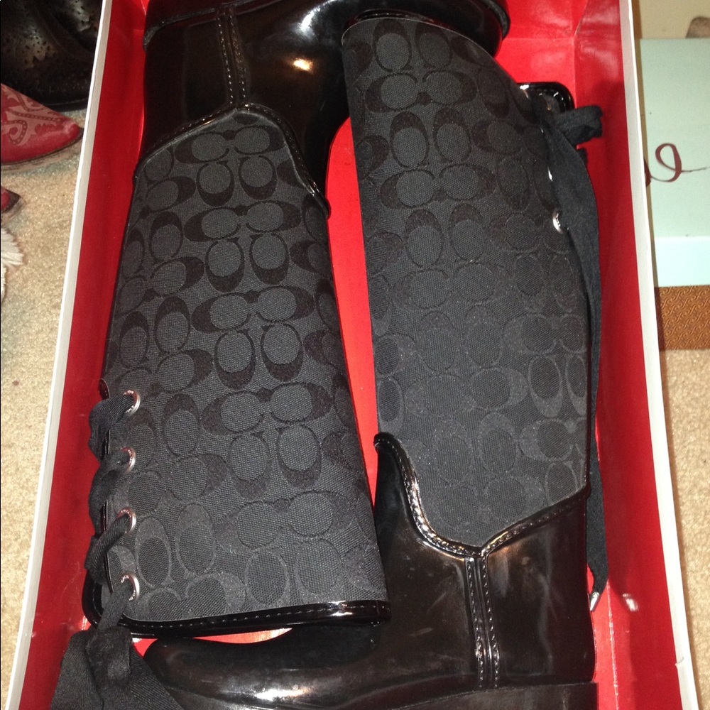 Coach Rain Boots - Picture 6 of 8